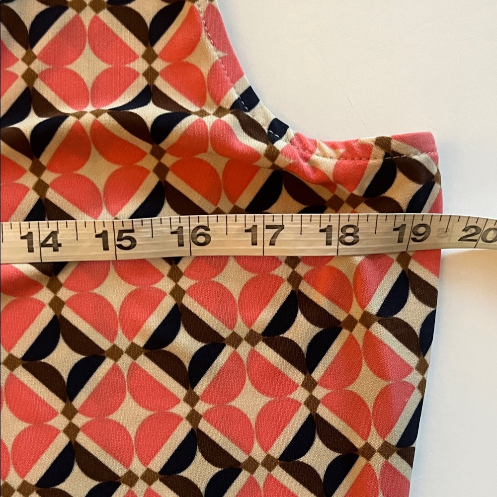 NWT Tommy Hilfiger Pink Geometric Women's Top size large - Picture 5 of 6